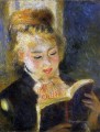 ピエール・オーギュスト・ルノワールを読む女性